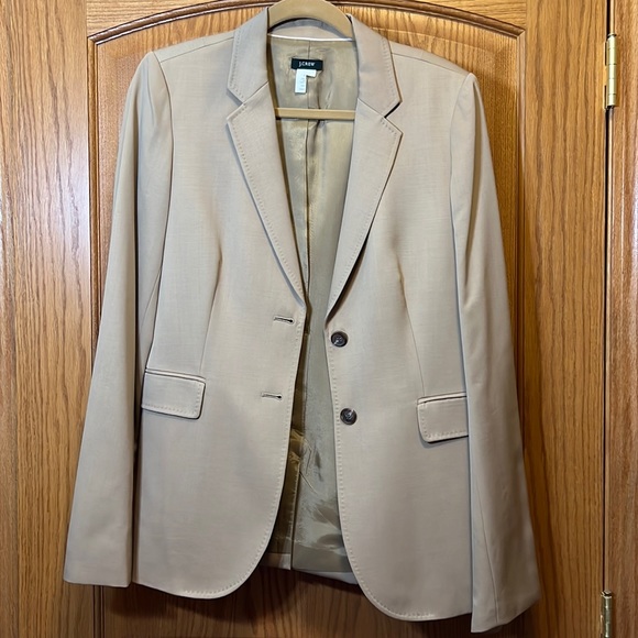 J. Crew Jackets & Blazers - J. Crew Tan Blazer 10Tall
